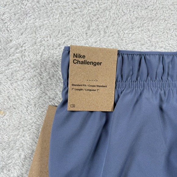 Nike Challenger Dri-Fit Running Shorts Mens XL Blue 7" Brief-Lined Standard Fit - Picture 5 of 7